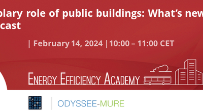 Webinar: The exemplary role of public buildings: What's new in the EED recast